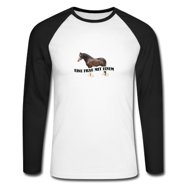 Pferde Langarmshirt - Clydesdale Pferde Shirt-UNF