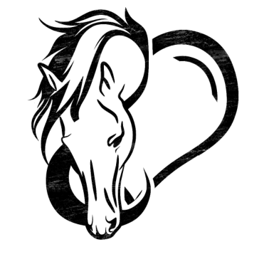 Motiv Pferd, Herz, reiten