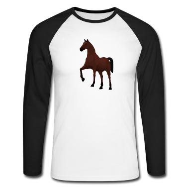 Pferde Langarmshirt - Pferd