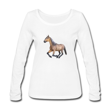 Pferde Langarmshirt - Pferd