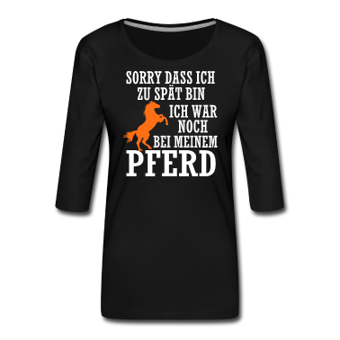 Pferde Langarmshirt - Pferde Reiten Geschenk