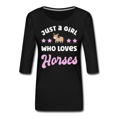 Pferde Langarmshirt - Pferd Pferde