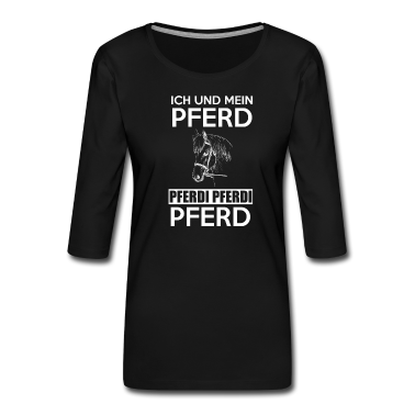 Pferde Langarmshirt - Pferd Pferde