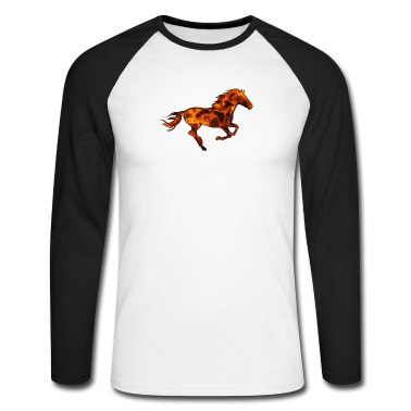 Pferde Langarmshirt - Pferd Pferd