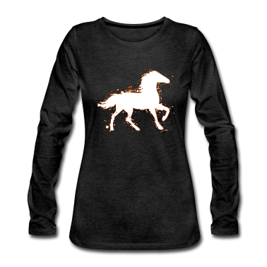 Pferde Langarmshirt - Pferd Pferde