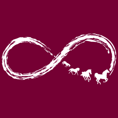 Motiv Pferd Liebe unendlich