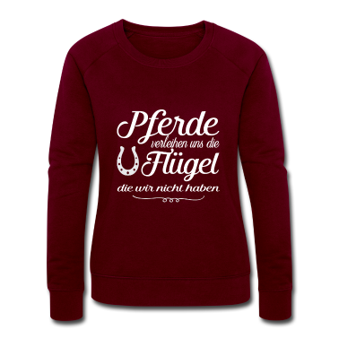 Pferde Pullover - Pferde verleihen uns die Flügel die wir nicht hab