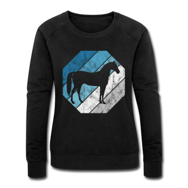 Pferde Pullover - Pferd Reiter Reitsport Pony Reiten Pferde Retro