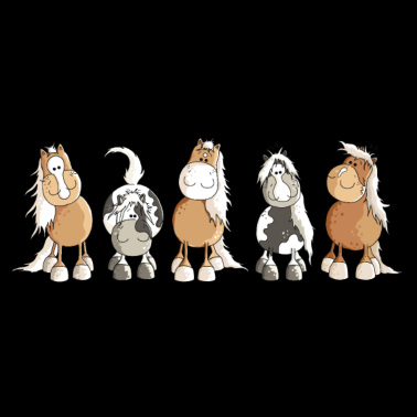 Motiv Funny Horses - Pferde - Pferd