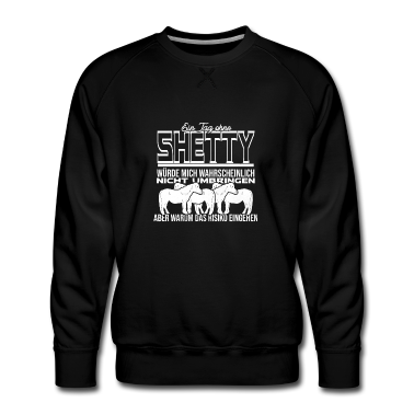 Pferde Pullover - Shettys gehören zu mir, Shetlandpony