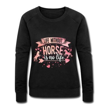 Pferde Pullover - Life without horse is no life