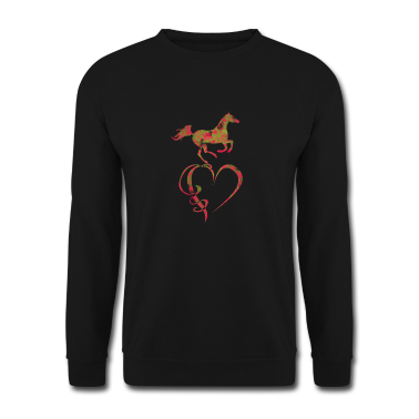 Pferde Pullover - Valentinstag Pferd