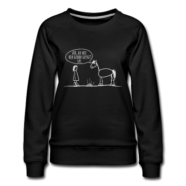 Pferde Pullover - Pferd Reiter Spruch lustig