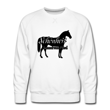 Pferde Pullover - Schönheit und Pferd Geschenk Reiter Reiten Spruch