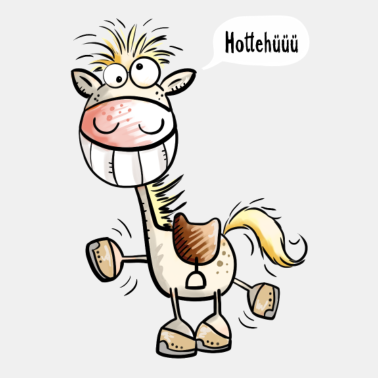 Motiv Grinsendes Hottehüüü Pferd