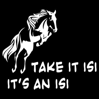 Motiv Take it isi Geschenk Pferd Sport Hobby Dressur