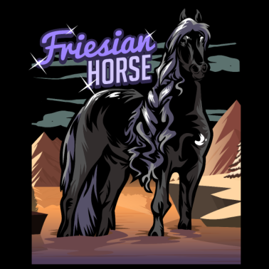 Motiv Friese Pferd Islandpferd