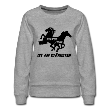Pferde Pullover - Pferd Pferde Reiter Reiten Liebe Geschenk Spruch