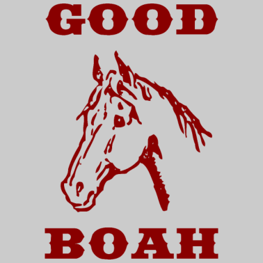 Motiv Good Boah Horse Pferd Gaming Western