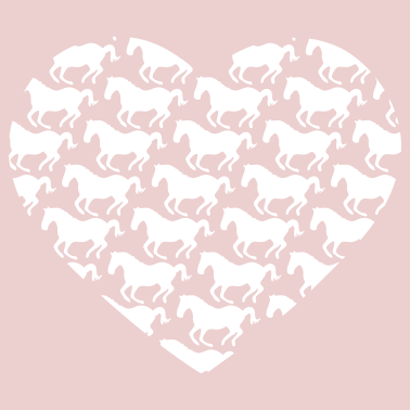Motiv Pferde Herz