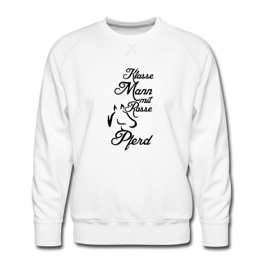 Pferde Pullover - Klasse Mann - Rassepferd Geschenk