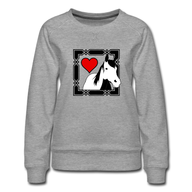 Pferde Pullover - Die Liebe zum Pferd Geschenk Reiter Reiten