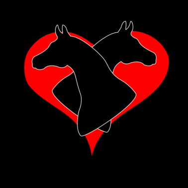 Motiv Pferd Pferde Reiter Reiten LIebe Herz Tiere