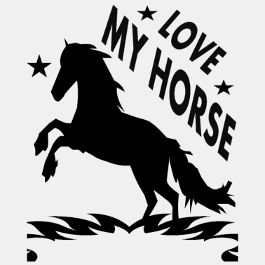 Motiv liebe mein Pferd Pferde Pferderennen Geschenk