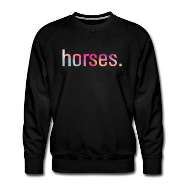 Pferde Pullover - Pferde Schriftzug