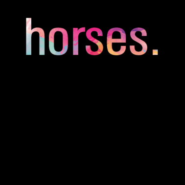 Motiv Pferde Schriftzug