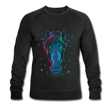 Pferde Pullover - Pferdekopf Pferd Pony Hengst Reiten Geschenk Bunt
