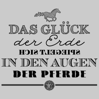 Motiv Die Augen der Pferde - schwarz