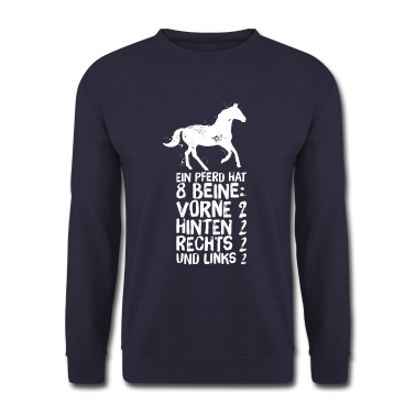 Pferde Pullover - Reiterin Reiter Reitersprüche Beine Witzig