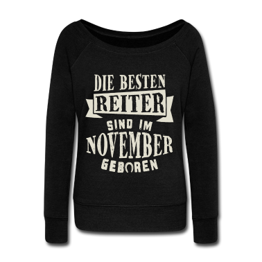 Pferde Pullover - Reiter Geburtstag November