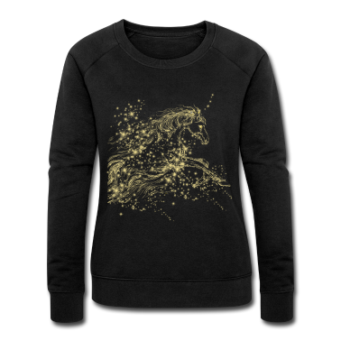 Pferde Pullover - Pferdetraum Pferde Liebe Gold