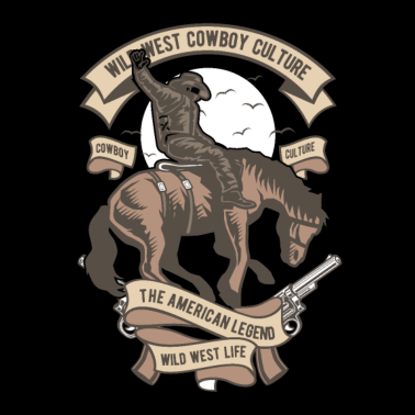 Motiv Wild West Cowboy Pferde Western Reiten Rodeo Pferd