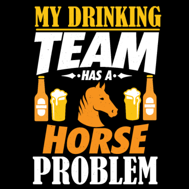 Motiv Pferde Alkohol T-shirt Geschenk Horse gift alcohol