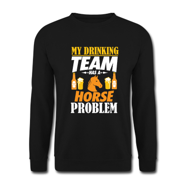 Pferde Pullover - Pferde Alkohol T-shirt Geschenk Horse gift alcohol