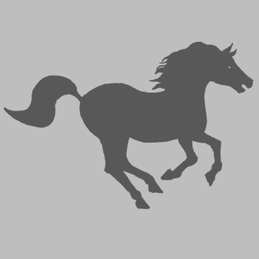 Motiv DUNKELGRAUES PFERD LOUIS RUNEMBERG ADAGP