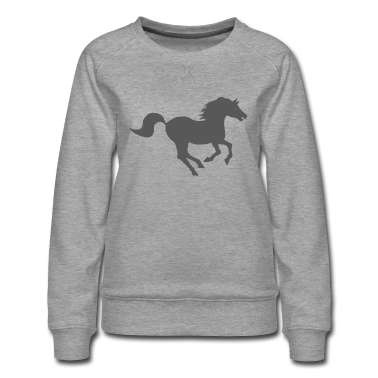 Pferde Pullover - DUNKELGRAUES PFERD LOUIS RUNEMBERG ADAGP