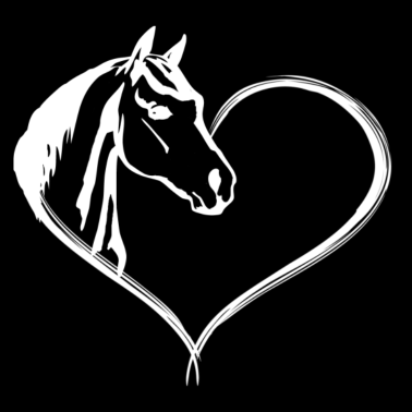 Motiv Pferde Herz
