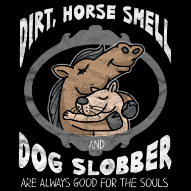 Motiv Pferde Hunde Bauernhof Tiellieb