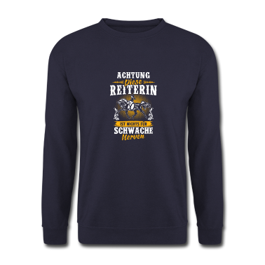 Pferde Pullover - Pferde Reiterin Reitsport Geschenk · Achtung