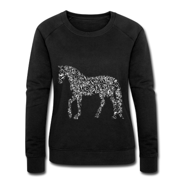 Pferde Pullover - Pferd Und Fahrrad Sind Die Besten Hobbys