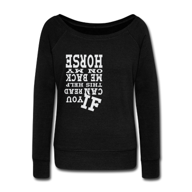 Pferde Pullover - Wenn du das hier lesen kannst hilf mir zurueck au