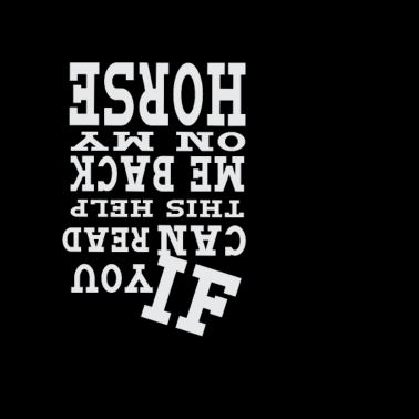 Motiv Wenn du das hier lesen kannst hilf mir zurueck au