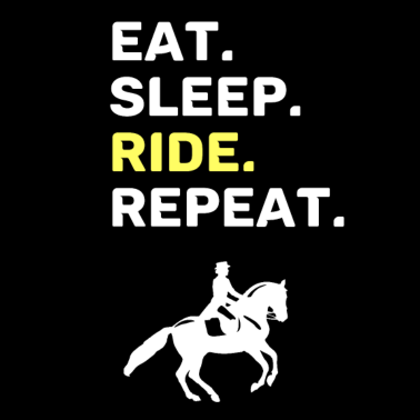 Motiv Spruch Pferd Reiten