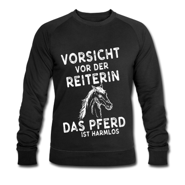 Pferde Pullover - Reiterin Spruch lustige Sprueche