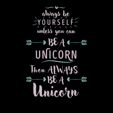 Motiv Einhorn Spruch Geschenk Reiterin Märchen Einhörner