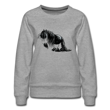 Pferde Pullover - Drolliges Friesen Pferd - Friese